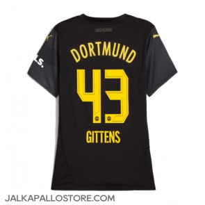 Borussia Dortmund Jamie Bynoe-Gittens #43 Vieraspaita Naisten 2024-25 Lyhythihainen